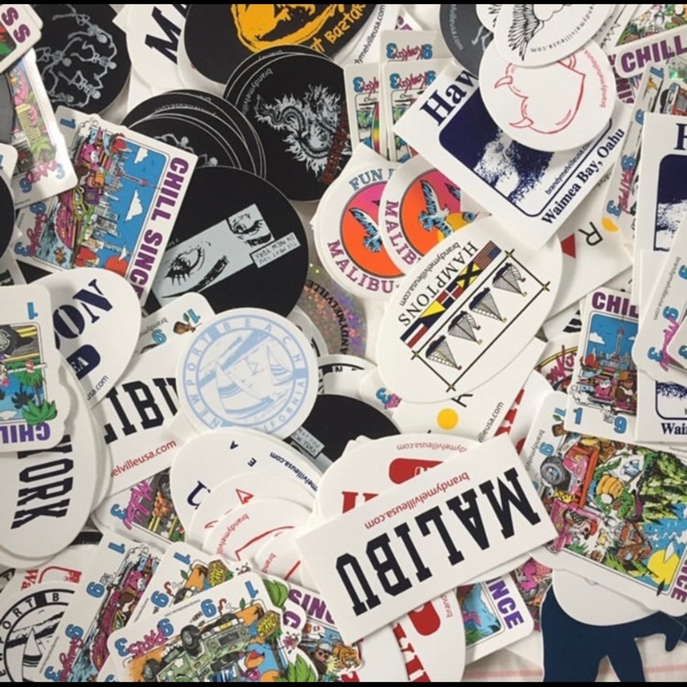 brandy melville sticker bundle
